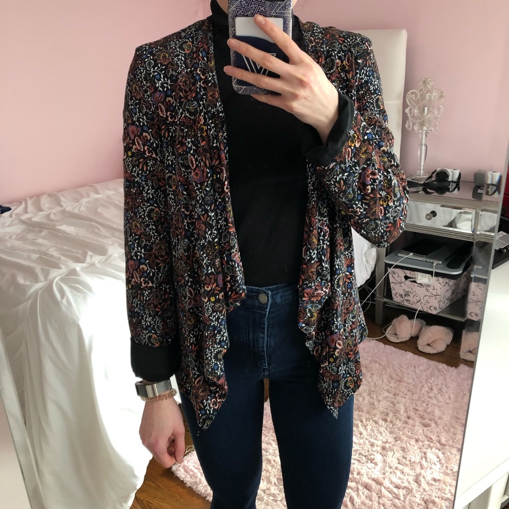 Floral blazer